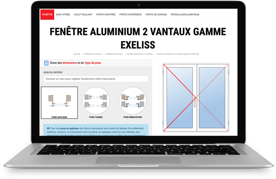 Faire un devis en ligne de fenêtre sur mesure grâce au configurateur