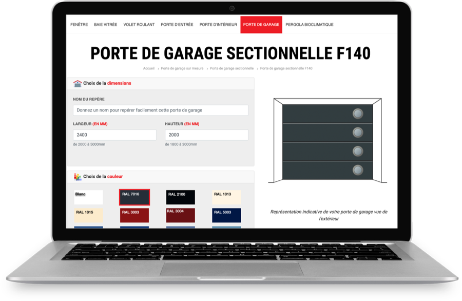 Faire un devis de porte de garage sur mesure