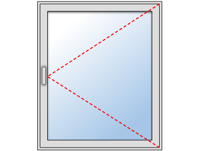 Fenêtre PVC 1 vantail sur mesure